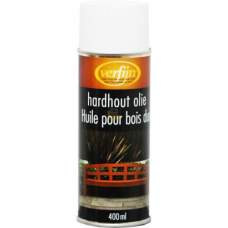 Hardhout olie in spuitbus 0,4 liter Hardhout olie in spuitbus 0,4 liter